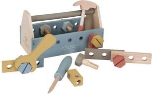 Набор деревянных инструментов Little Dutch, 20 предметов цена и информация | Игрушки для мальчиков | kaup24.ee