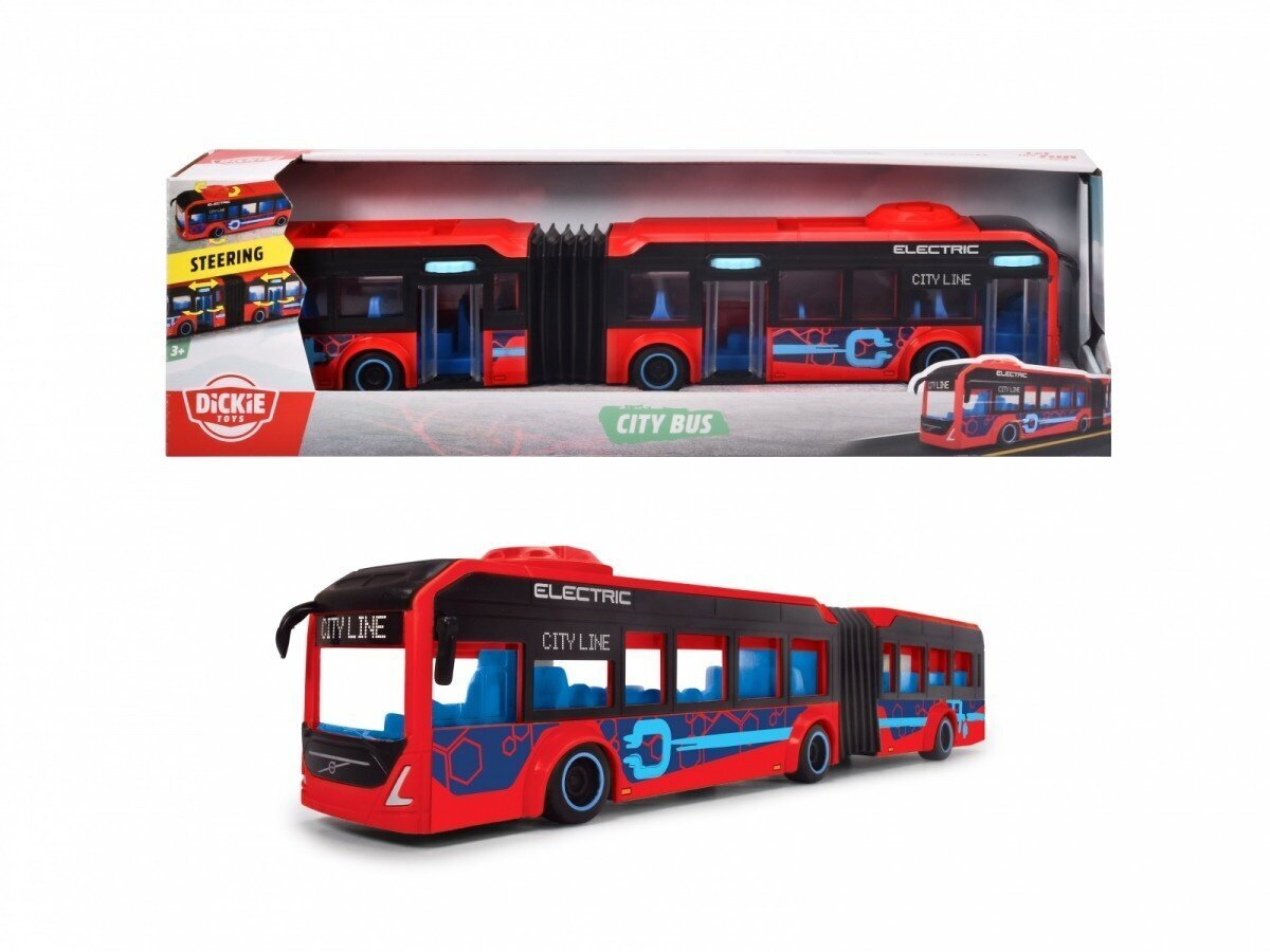 Dickie 203747015 mänguauto City Volvo bus 40cm цена и информация | Poiste mänguasjad | kaup24.ee