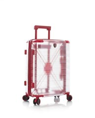 Väike kohver Heys X-ray, S, läbipaistev/punane цена и информация | Чемоданы, дорожные сумки | kaup24.ee