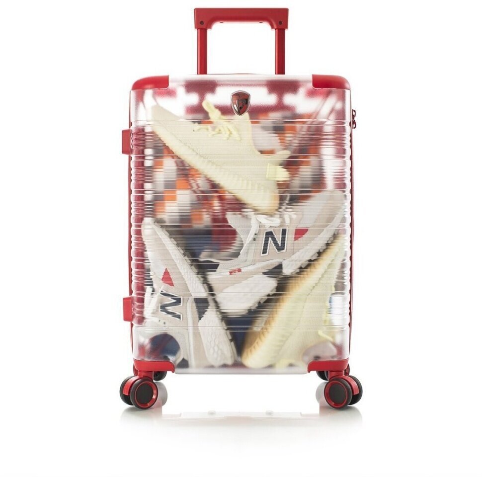 Väike kohver Heys X-ray, S, läbipaistev/punane hind ja info | Kohvrid, reisikotid | kaup24.ee