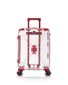 Väike kohver Heys X-ray, S, läbipaistev/punane hind ja info | Kohvrid, reisikotid | kaup24.ee