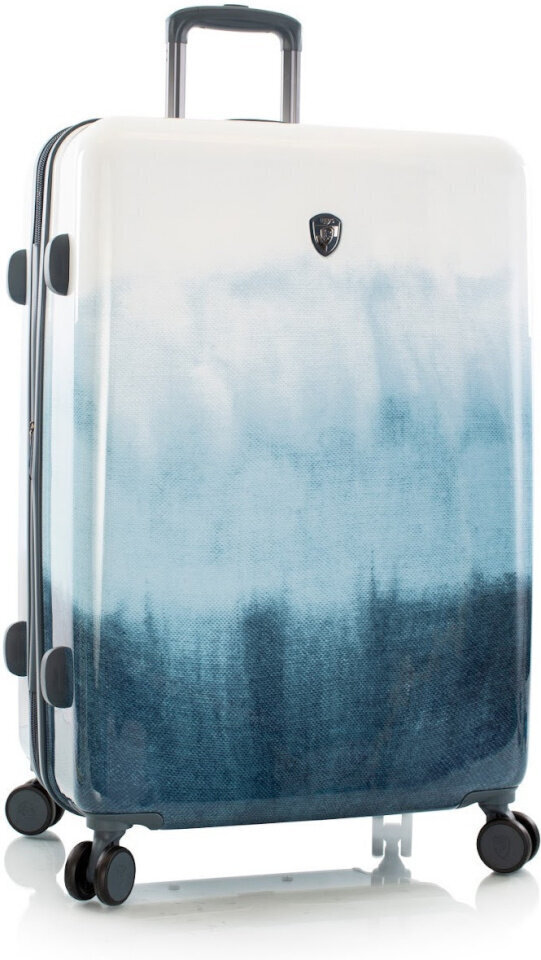 Suur kohver Heys Tie-Dye Blue Fashion Spinner, L, valge/sinine hind ja info | Kohvrid, reisikotid | kaup24.ee