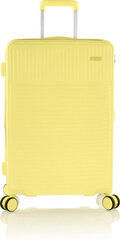 Keskmine kohver Heys Pastel Yellow, M, kollane цена и информация | Чемоданы, дорожные сумки | kaup24.ee