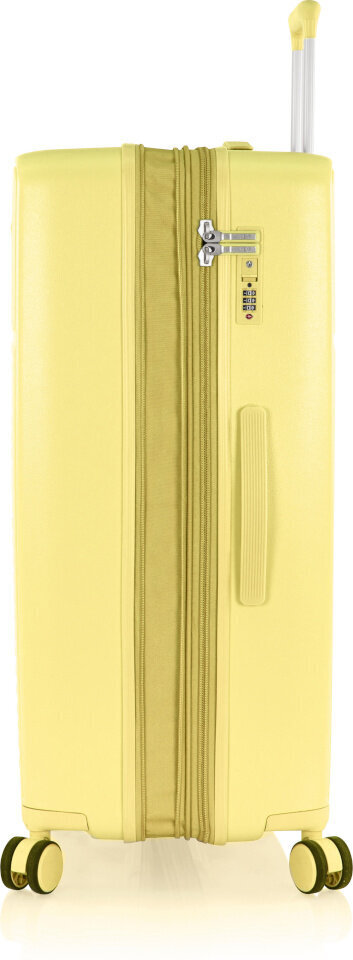 Suur kohver Heys Pastel Yellow, L, kollane hind ja info | Kohvrid, reisikotid | kaup24.ee