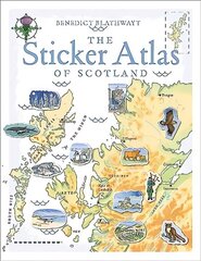 Sticker Atlas of Scotland hind ja info | Väikelaste raamatud | kaup24.ee