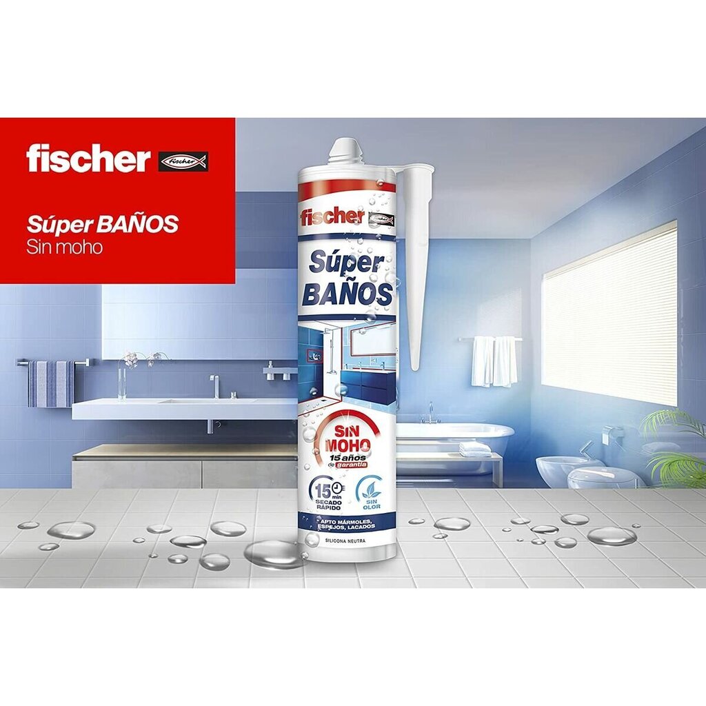 Silikoon Fischer 280 ml hind ja info | Isolatsiooni- ja tihendus pakkematerjal | kaup24.ee