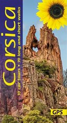 Corsica Sunflower Guide: 70 long and short walks with detailed maps and GPS; 10 car tours with pull-out map 7th Revised edition hind ja info | Reisiraamatud, reisijuhid | kaup24.ee