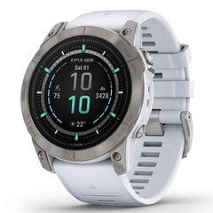 Garmin epix Pro Gen 2 Sapphire Titanium/Whitestone hind ja info | Nutikellad (smartwatch) | kaup24.ee