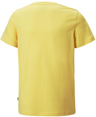 Футболки Puma Ess Logo Tee Yellow 586960 43 586960 43/152 цена и информация | Рубашки для мальчиков | kaup24.ee