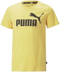 Laste T-Särk Puma Ess Logo Tee Yellow 586960 43 586960 43/152 hind ja info | Poiste särgid | kaup24.ee