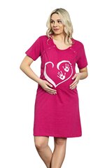 Naiste öösärk La Penna 581282 01, fuksia/valge 581282*01-XL цена и информация | Женские пижамы, ночнушки | kaup24.ee