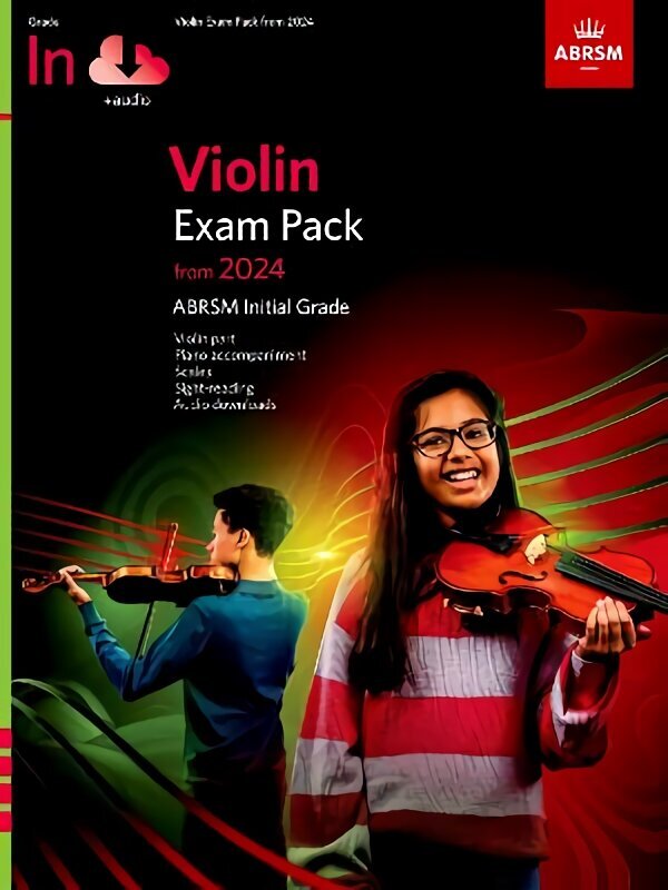 Violin Exam Pack from 2024, Initial Grade, Violin Part, Piano Accompaniment & Audio hind ja info | Kunstiraamatud | kaup24.ee