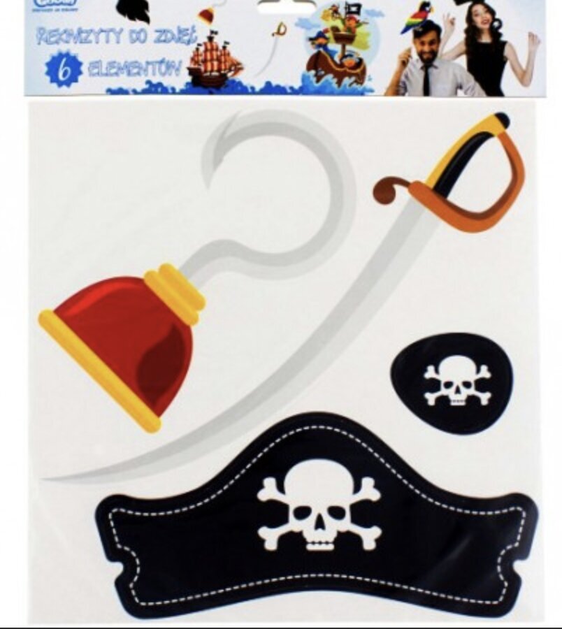 Paberist fototarvikud "piraat" hind ja info | Originaalsed seltskonnamängud | kaup24.ee
