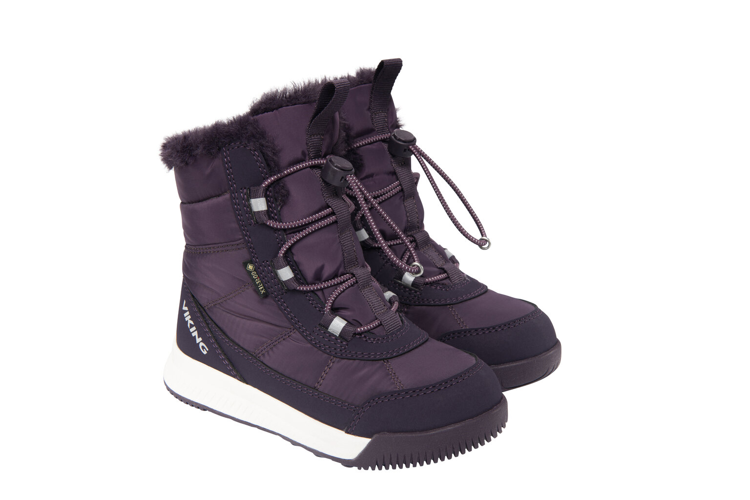 Viking laste talvesaapad AERY WARM GTX SL, tumehall-lilla hind ja info | Laste talvesaapad | kaup24.ee