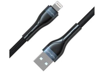 Кабель USB-A Lightning PremiumCord 10Вт 1м., черный цена и информация | Кабели для телефонов | kaup24.ee