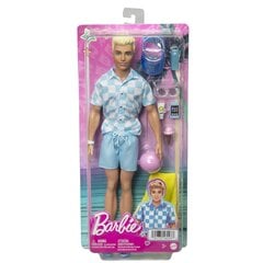 BARBIE Movie кукла Ken с пляжными аксессуарами цена и информация | Игрушки для девочек | kaup24.ee