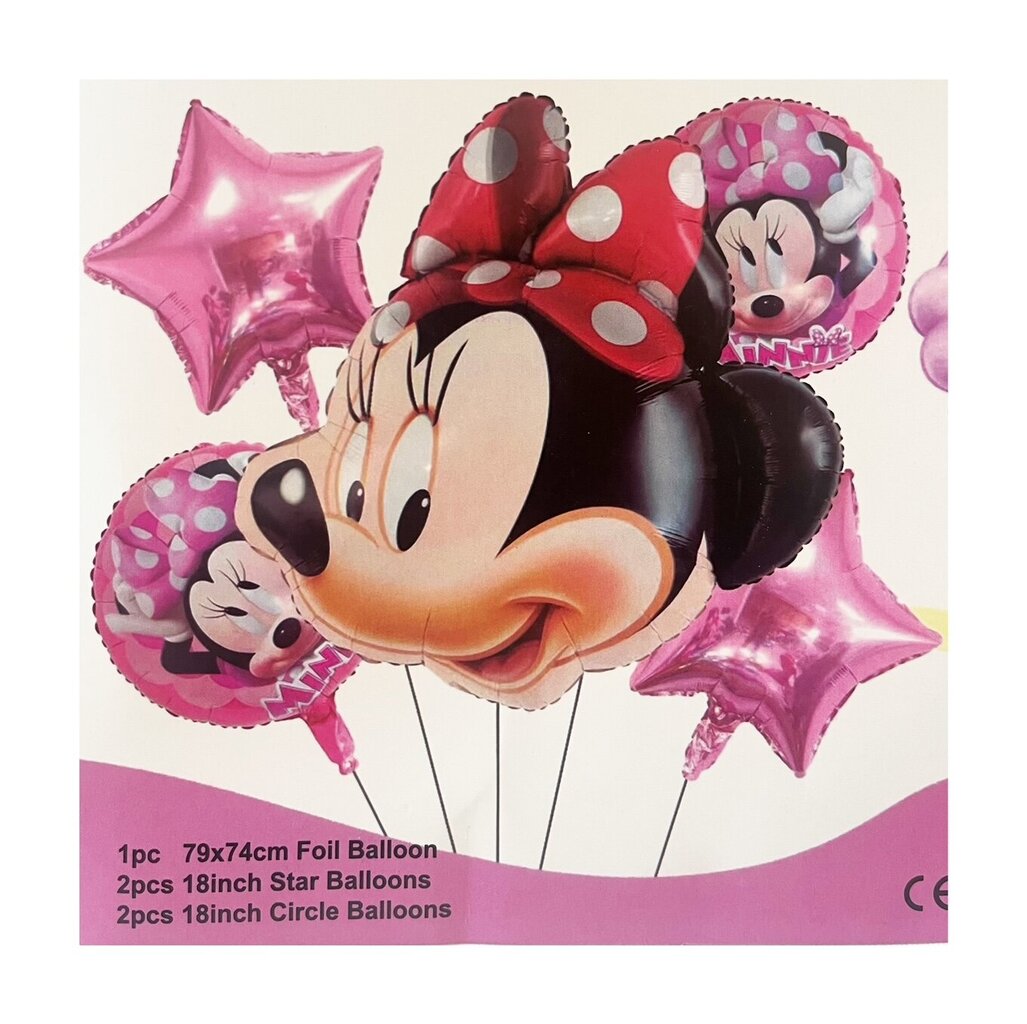 Õhupallide komplekt "Minnie Mouse" hind ja info | Õhupallid | kaup24.ee