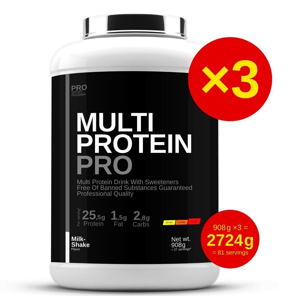 Proteiin Prosportpharma Multi Protein Pro - Vanilla, 2724 g цена и информация | Proteiin | kaup24.ee