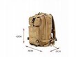 Sõjaväe taktikaline seljakott, 45x32x25 hind ja info | Matkakotid ja reisikotid | kaup24.ee