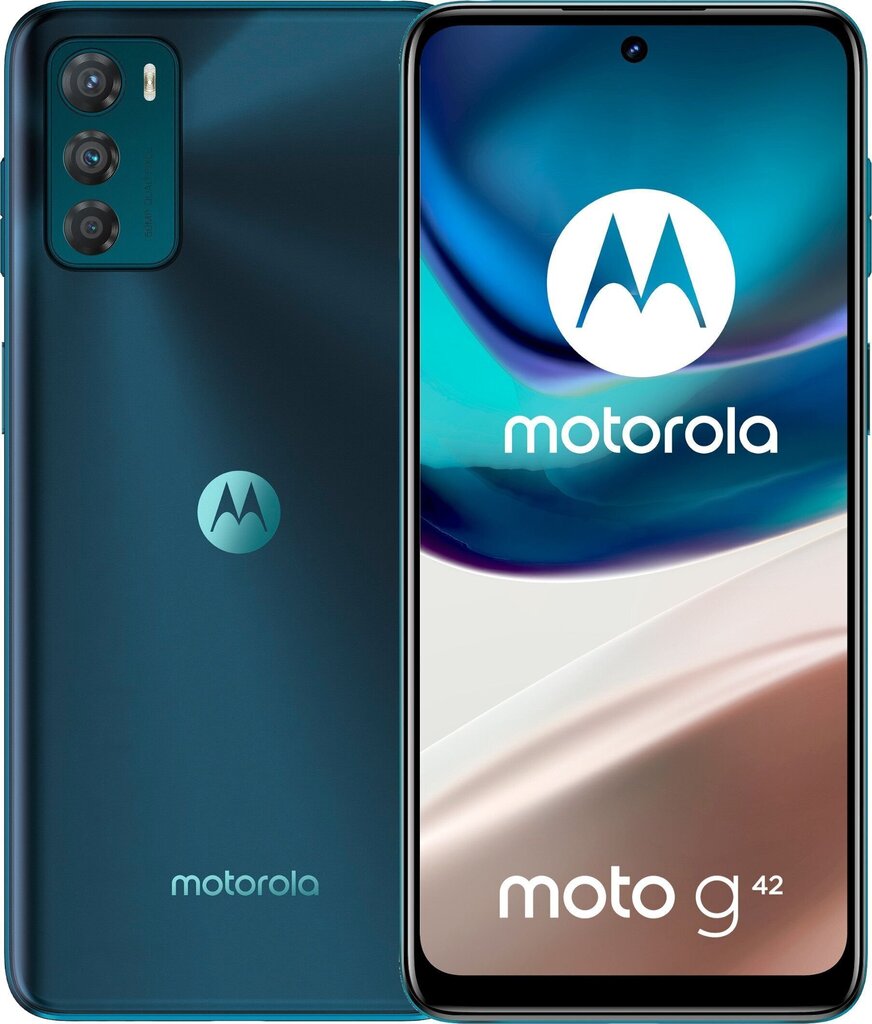 Motorola G42 4/64GB Atlantic Green PAU00025SE цена и информация | Telefonid | kaup24.ee