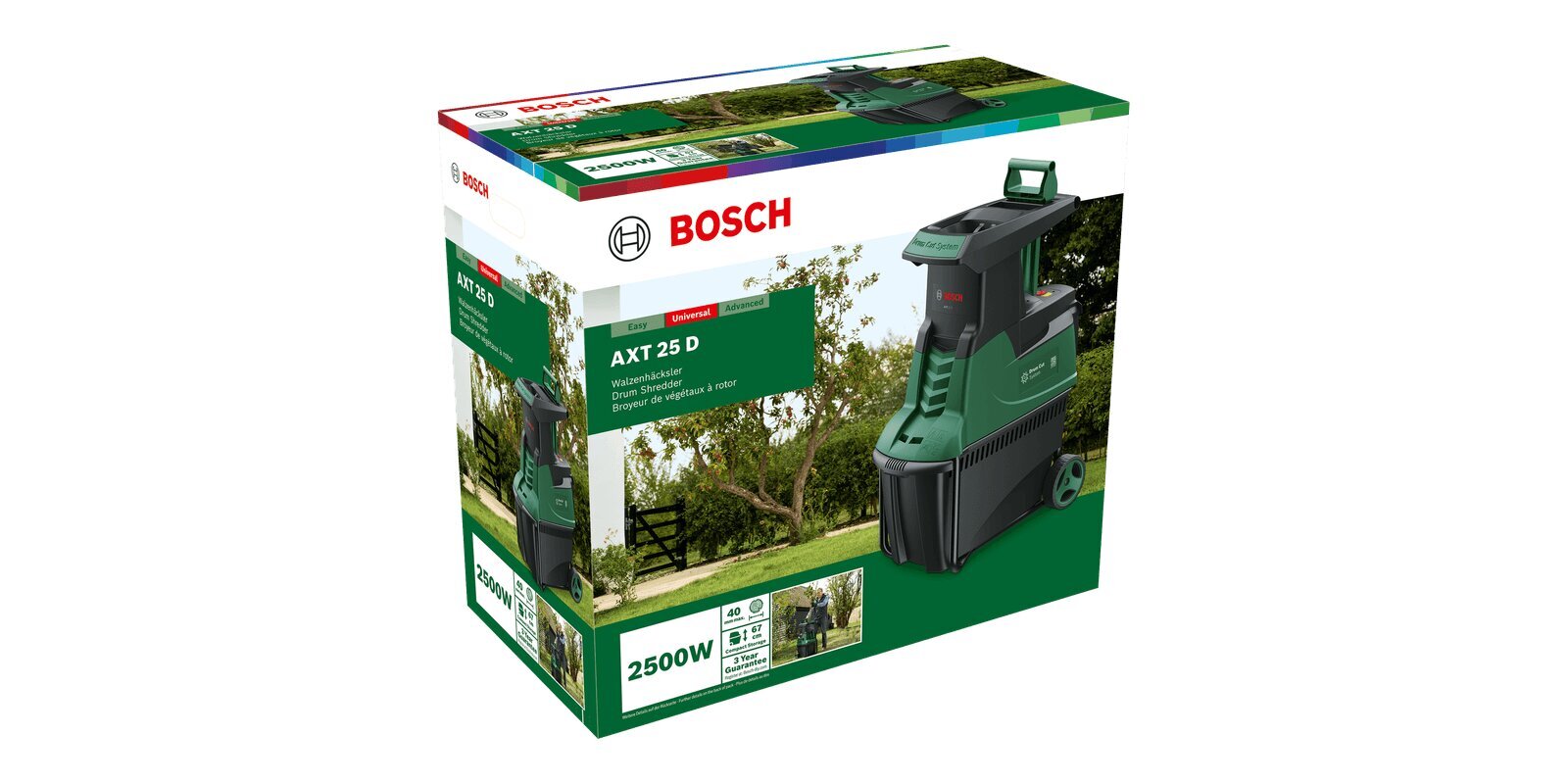 Oksapurustaja Bosch AXT 25 D 0600803103 hind ja info | Oksapurustajad ja lehepuhurid | kaup24.ee