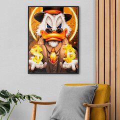 Värvi numbri järgi, Raamis "Bitcoin Mr Duck" Oh Art!, 40x50 cm hind ja info | Maalid numbri järgi | kaup24.ee