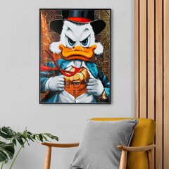 Värvi numbri järgi, Raamis "Duck i bitcoin" Oh Art!, 40x50 cm hind ja info | Maalid numbri järgi | kaup24.ee
