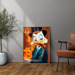 Värvi numbri järgi, Raamis "Bitcoin Mr Duck'a" Oh Art!, 40x50 cm цена и информация | Живопись по номерам | kaup24.ee