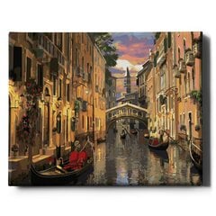 Värvi numbri järgi Raamis "Pühad Veneetsias" Oh Art! 40x50 cm hind ja info | Maalid numbri järgi | kaup24.ee