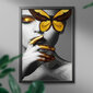 Värvi numbrite järgi kuldse glittervärviga Raamis "Kuldne liblikas" Oh Art! 40x50 cm hind ja info | Maalid numbri järgi | kaup24.ee