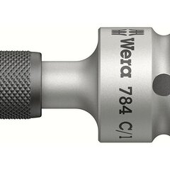 Wera 784 C 1/2" adapter 1/4" kuuskant kruvikeeraja otsakutele hind ja info | Käsitööriistad | kaup24.ee