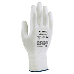 Töökindad Uvex Unipur 6630 PU, valged, suurus 10 hind ja info | Töökindad | kaup24.ee