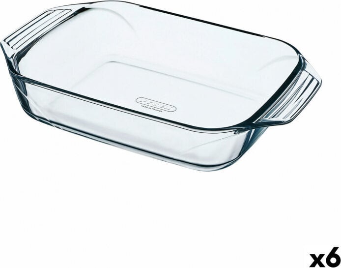 Ahjuvorm Pyrex Irresistible Ristkülikukujuline 35 x 23,1 x 6,5 cm Läbipaistev Klaas (6 Ühikut) цена и информация | Ahjuvormid ja küpsetustarvikud | kaup24.ee