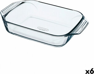 Ahjuvorm Pyrex Irresistible Ristkülikukujuline 31,5 x 19,7 x 6,4 cm Läbipaistev Klaas (6 Ühikut) hind ja info | Ahjuvormid ja küpsetustarvikud | kaup24.ee