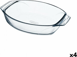 Форма для выпечки Pyrex Irresistible овальная 39,5 x 27,5 x 7 cm Прозрачный Cтекло (4 штук) цена и информация | Формы, посуда для выпечки | kaup24.ee