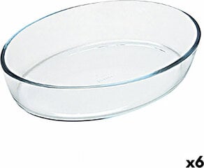 Ahjuvorm Pyrex Classic Ovaalne 35 x 24 x 7 cm Läbipaistev Klaas (6 Ühikut) цена и информация | Формы, посуда для выпечки | kaup24.ee