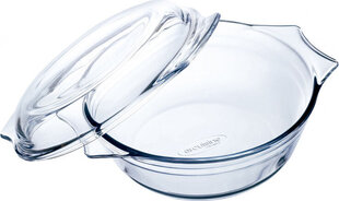 Форма для выпечки Ô Cuisine   С крышкой 27 x 24 x 11 cm Прозрачный Cтекло (3 штук) цена и информация | Формы, посуда для выпечки | kaup24.ee