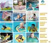 EDWEKIN beebi täispuhutav sõrmus, kollane, suurus M, 9-36 kuud цена и информация | Täispuhutavad veemänguasjad ja ujumistarbed | kaup24.ee