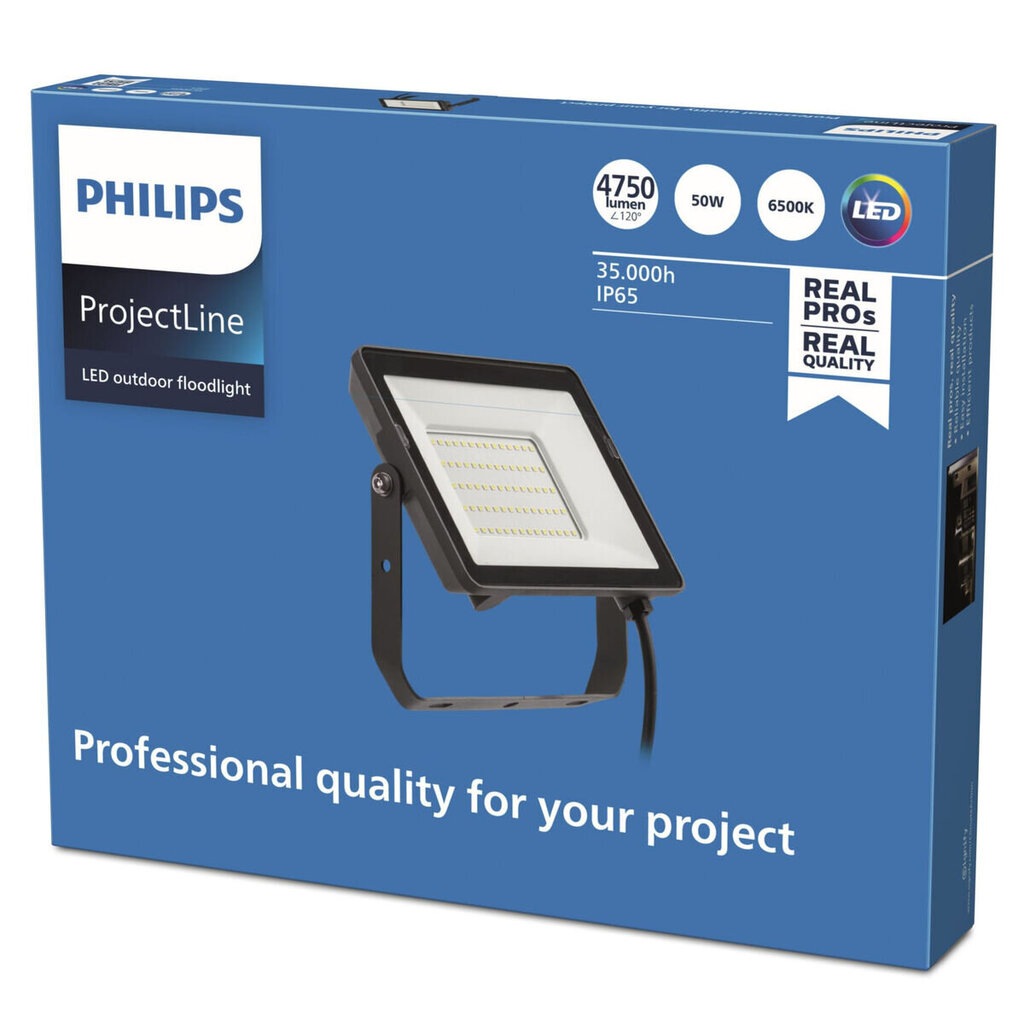 Prožektor Philips ProjectLine 4750 Lm 50 W 6500 K hind ja info | Aia- ja õuevalgustid | kaup24.ee