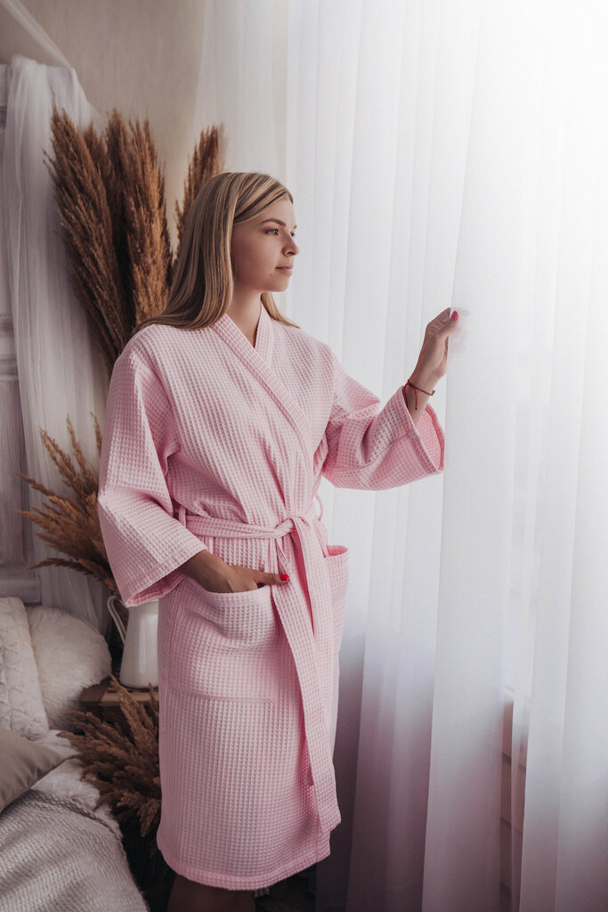 Naiste hommikumantel Little Kaj, roosa hind ja info | Naiste hommikumantlid | kaup24.ee
