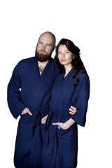 Naiste hommikumantel Little Kaj, tumesinine hind ja info | Naiste hommikumantlid | kaup24.ee