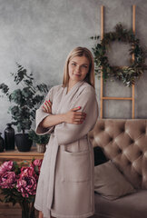 Naiste hommikumantel Little Kaj, pruun цена и информация | Женские халаты | kaup24.ee