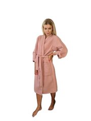 Naiste hommikumantel Little Kaj, roosa цена и информация | Женские халаты | kaup24.ee