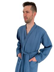 Meeste hommikumantel Little Kaj, sinine hind ja info | Meeste hommikumantlid, pidžaamad | kaup24.ee
