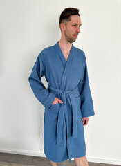 Meeste hommikumantel Little Kaj, sinine цена и информация | Мужские халаты, пижамы | kaup24.ee