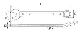 6mm lehtsilmusvõti 0335 цена и информация | Механические инструменты | kaup24.ee