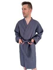 Meeste hommikumantel Little Kaj, hall цена и информация | Мужские халаты, пижамы | kaup24.ee