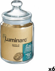 яс Luminarc Club Прозрачный Cтекло 1,5 L (6 штук) цена и информация | Посуда для хранения еды | kaup24.ee