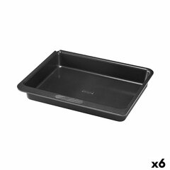 Ahjuvorm Pyrex Magic Kandiline Ristkülikukujuline Must Metall 24 x 24 cm (6 Ühikut) hind ja info | Ahjuvormid ja küpsetustarvikud | kaup24.ee