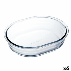 Форма для выпечки Ô Cuisine Овальный 19 x 14 x 4 cm Прозрачный (6 штук) цена и информация | Формы, посуда для выпечки | kaup24.ee